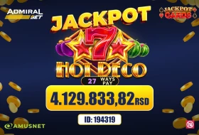 Novi rekordni jackpot - Nišlija osvojio neverovatnih 4.129.833 dinara